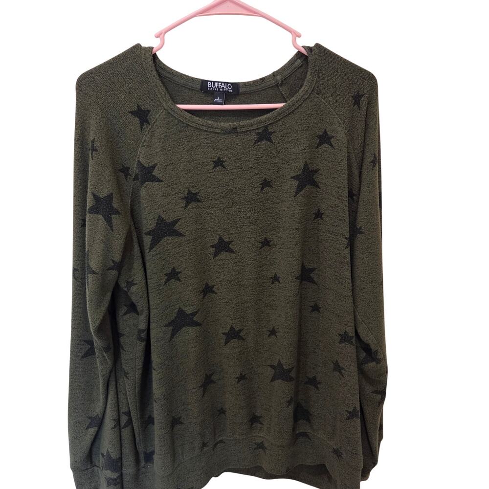 Women's Long-sleeved Cozy Sweater by David Britton, Size Large
